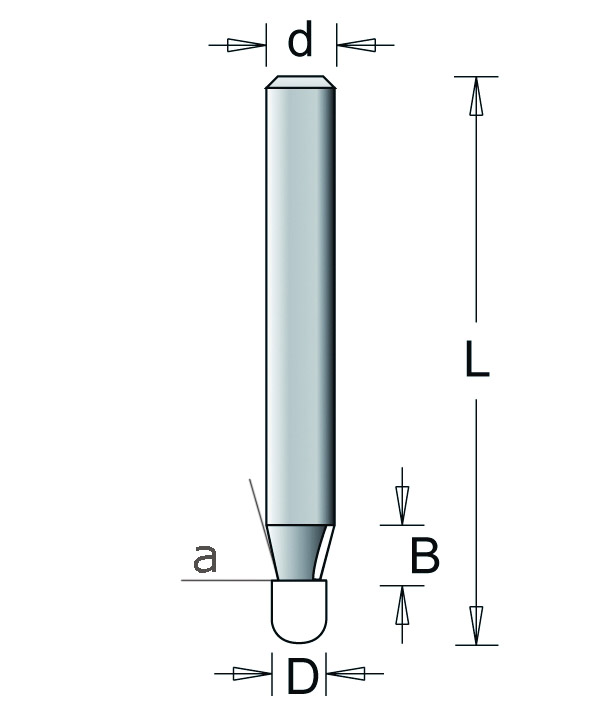 154-6 Vol HM Kantenfrees 7° d=6